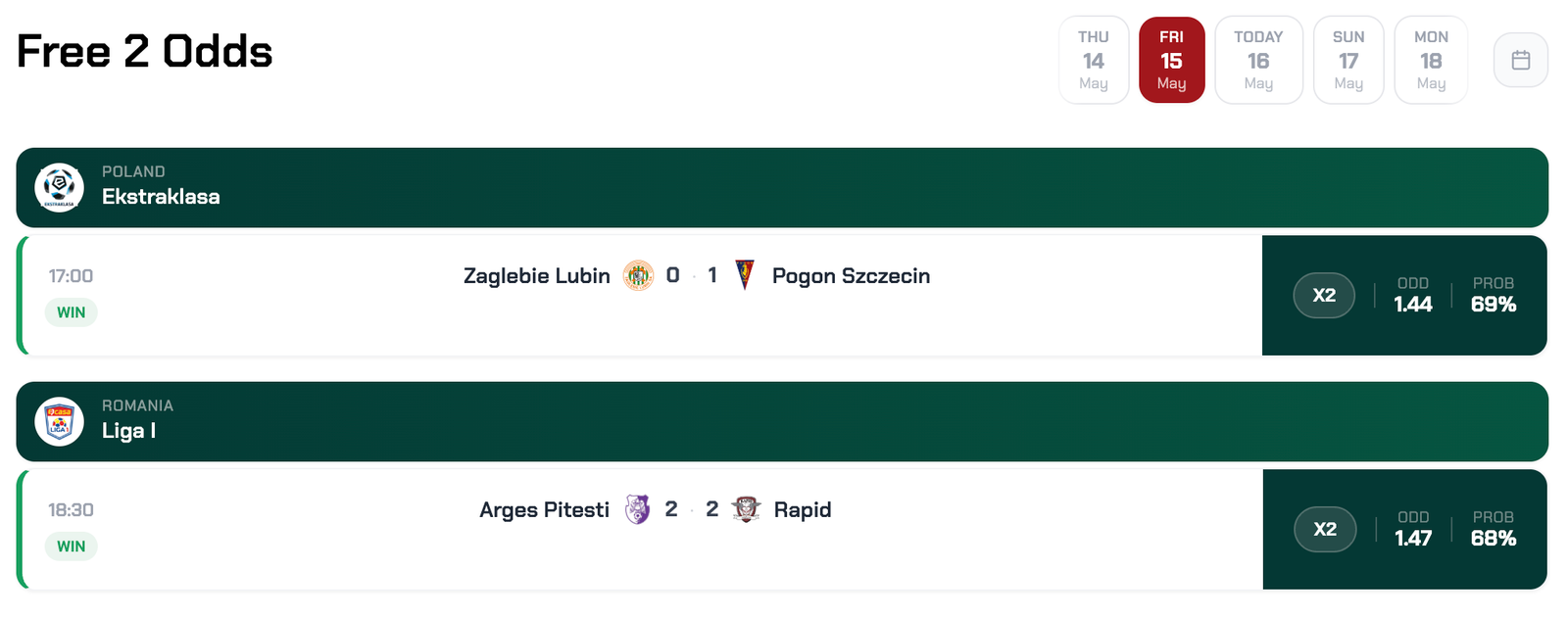 Winning screenshot